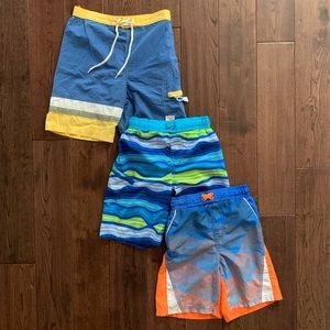 Boys bundle of 3 swim trunks. Bold & fun colors!!